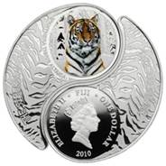 Монеты из драгметаллов (тигр и Елизавета 2)  (8524 bytes)