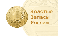 Запасы золота России в 2019 году